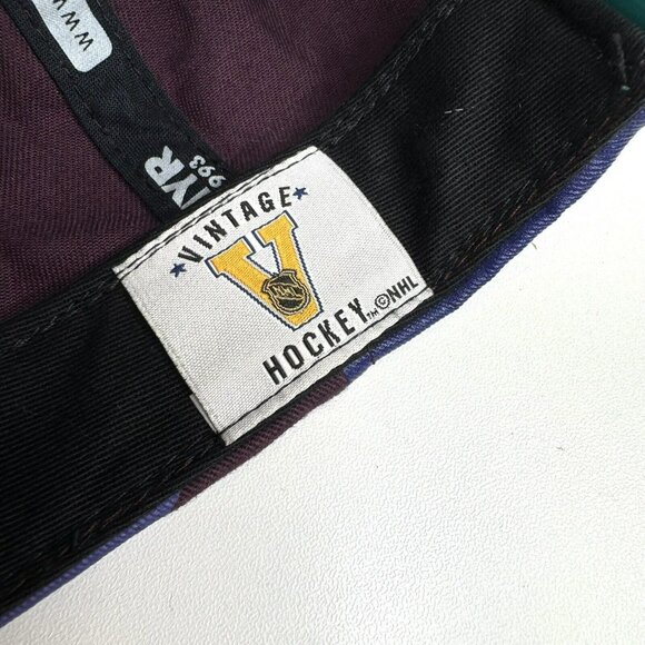 Vintage Hockey NHL Anaheim Mighty Ducks Snap Back Cap Hat Zephyr Camo RARE - Picture 8 of 8